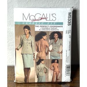 MCCALLS M5335 Sewing Pattern Misses Skirt Jacket Pants Uncut 2007 FF Size 16-22